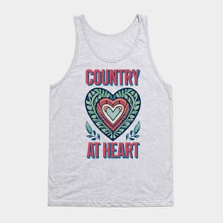 Country at Heart Farm Life Yeehaw - Homestead Fashions Funny Tank Top